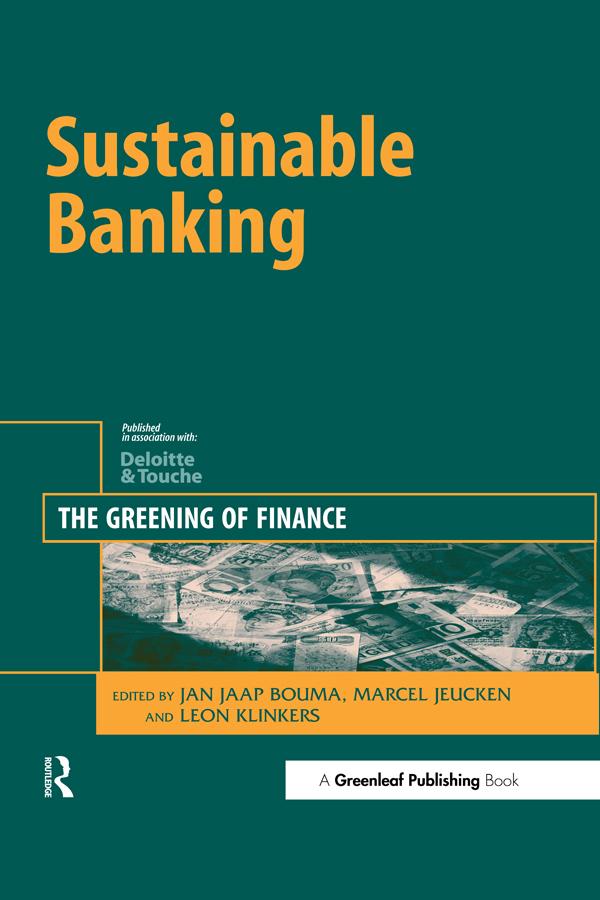 Sustainable Banking by Jan Jaap Bouma, Leon Klinkers, Marcel Jeucken