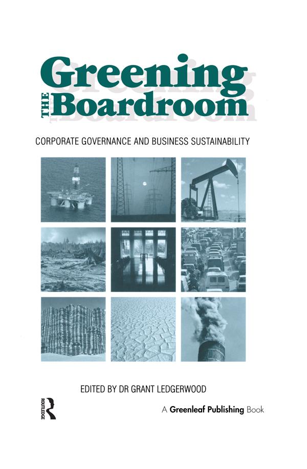 Greening the Boardroom by Grant Ledgerwood