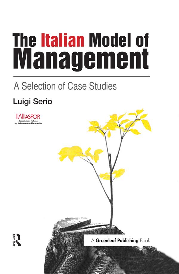 The Italian Model of Management by Luigi Serio