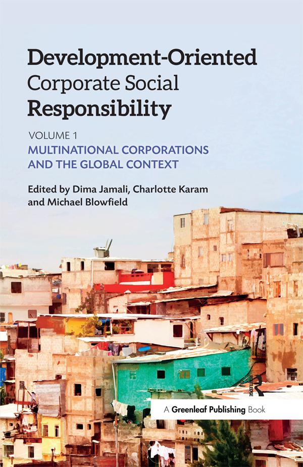 Development-Oriented Corporate Social Responsibility: Volume 1 by Charlotte Karam, Dima Jamali, Michael Blowfield