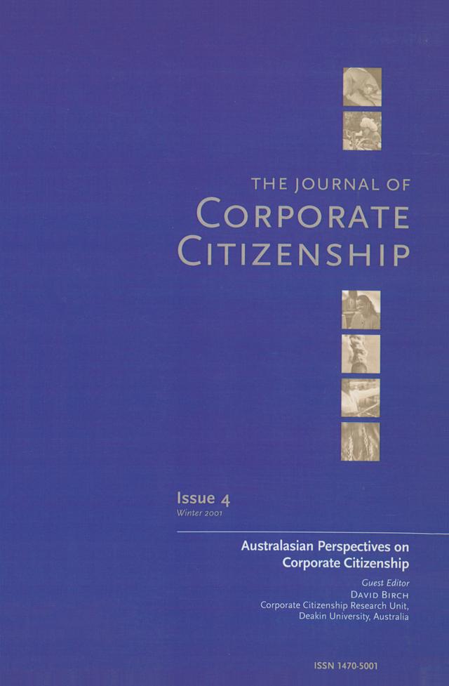 Australasian Perspectives on Corporate Citizenship by David Birch