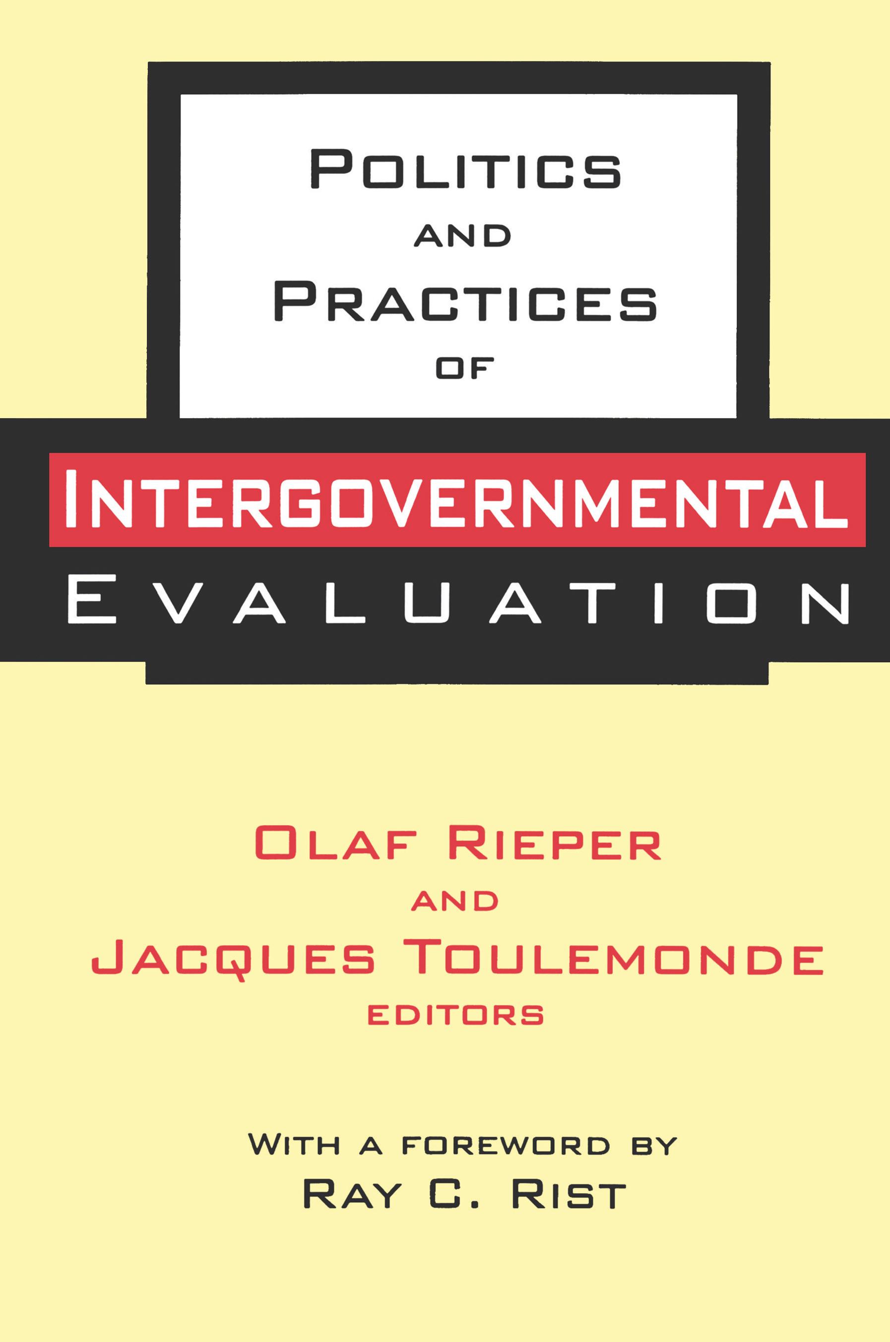 Politics and Practices of Intergovernmental Evaluation