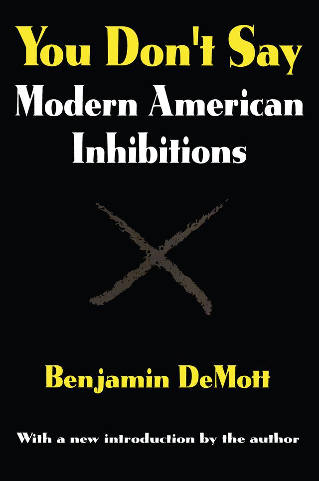 You Don't Say by Benjamin DeMott
