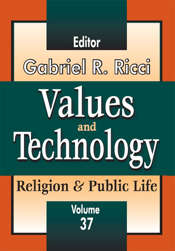 Values and Technology by James Burk