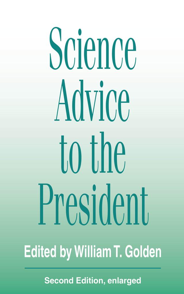 Science Advice to the President by Jack Werber