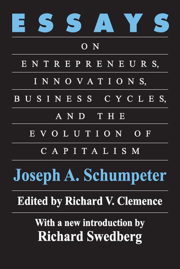 Essays by Joseph A. Schumpeter