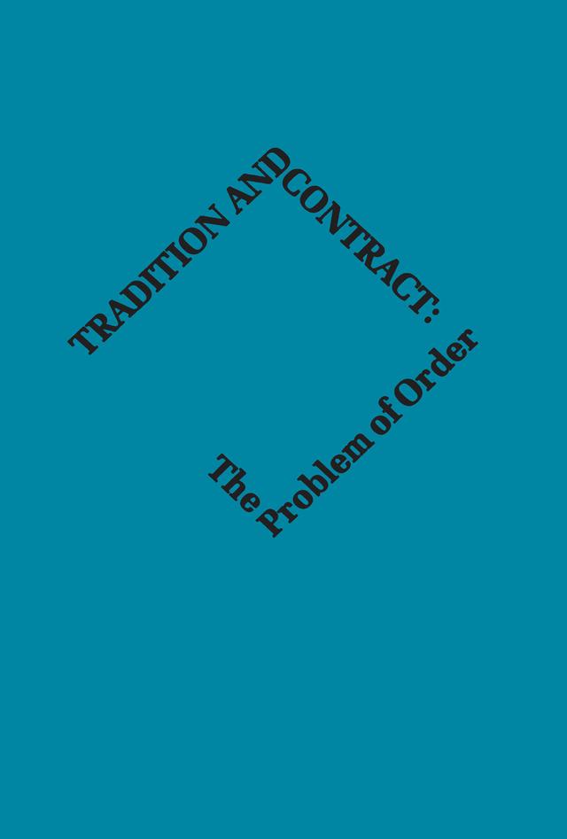 Tradition and Contract by Elizabeth Colson