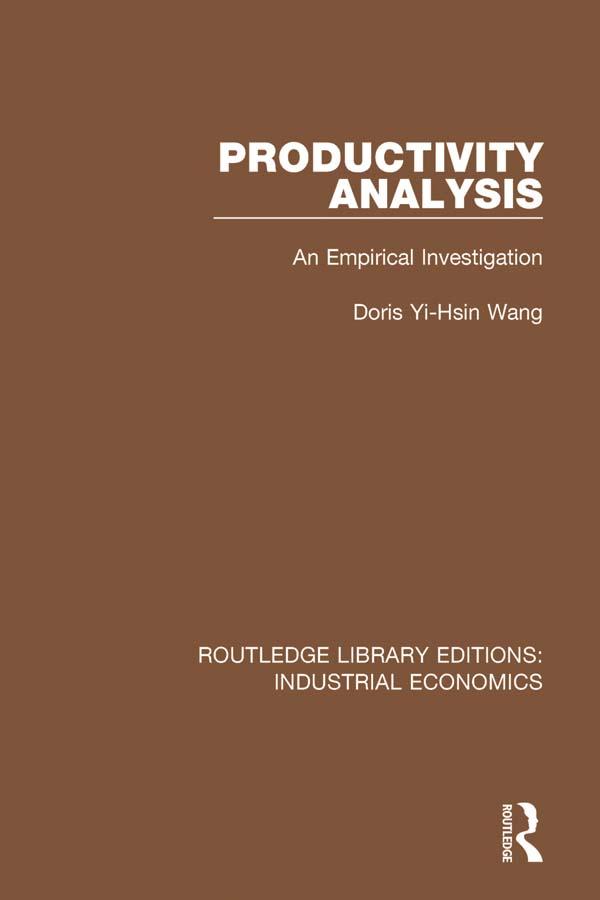 Productivity Analysis by Doris Yi-Hsin Wang