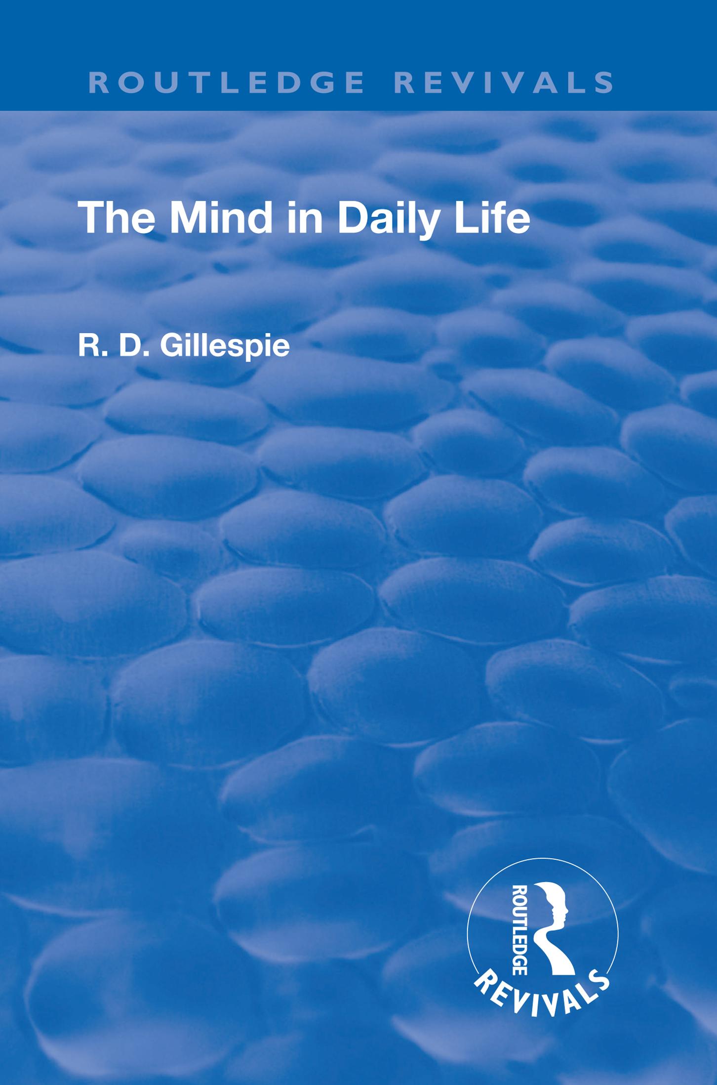 Revival: The Mind In Daily Life (1933)