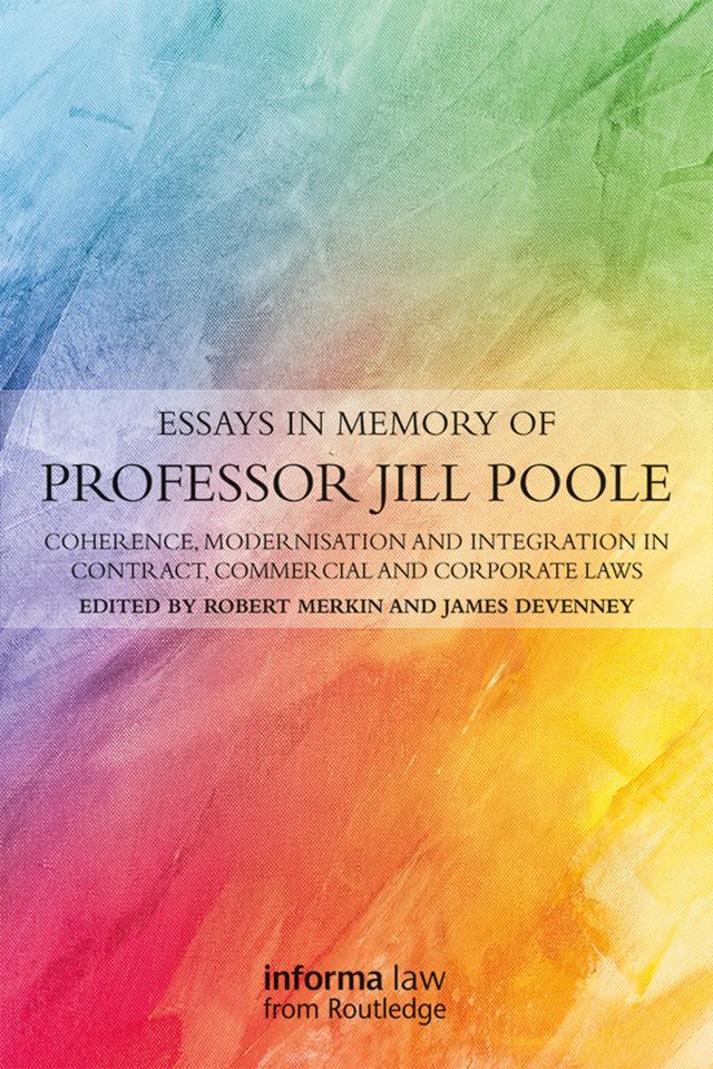 Essays in Memory of Professor Jill Poole by James Devenney, Robert Merkin