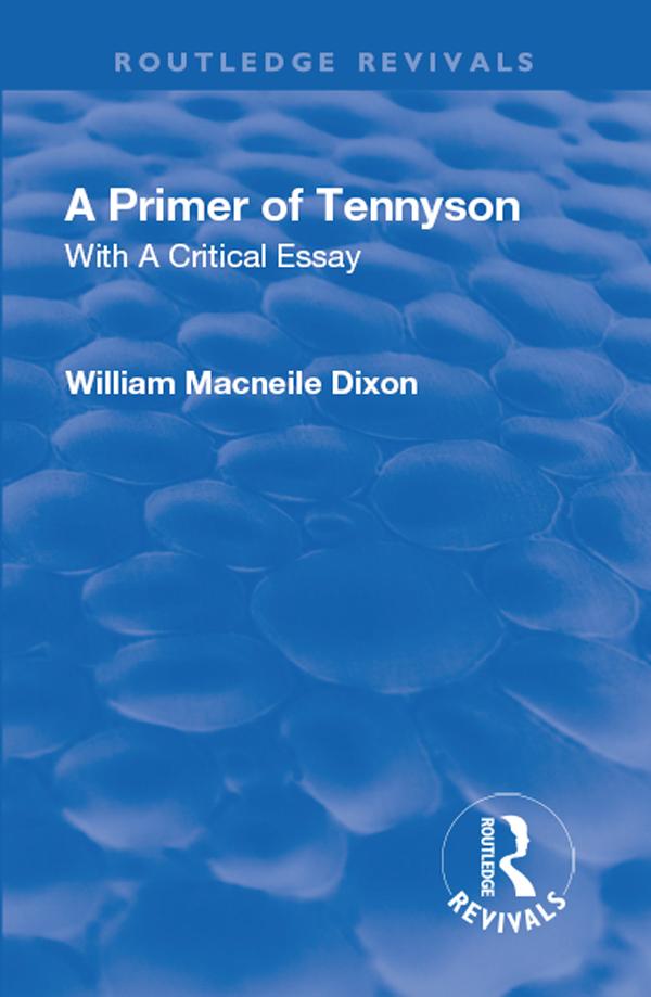 Revival: A Primer of Tennyson (1901)