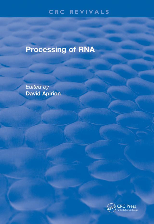 Processing of RNA (1983) by David Apirion