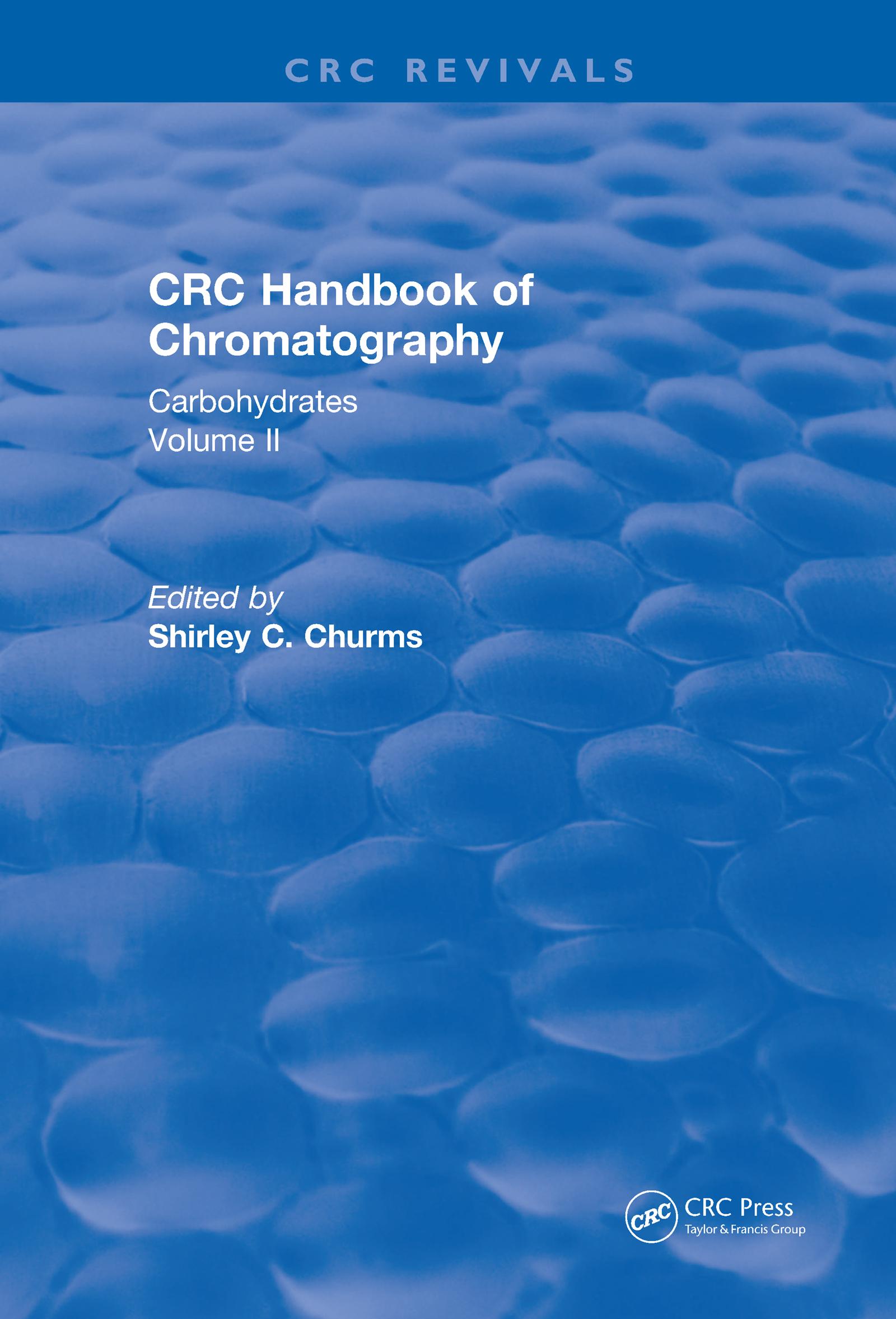 Revival: Handbook of Chromatography Volume II (1990)