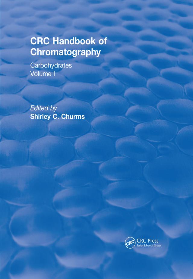Handbook of Chromatography Vol I (1982) by Shirley C. Churms