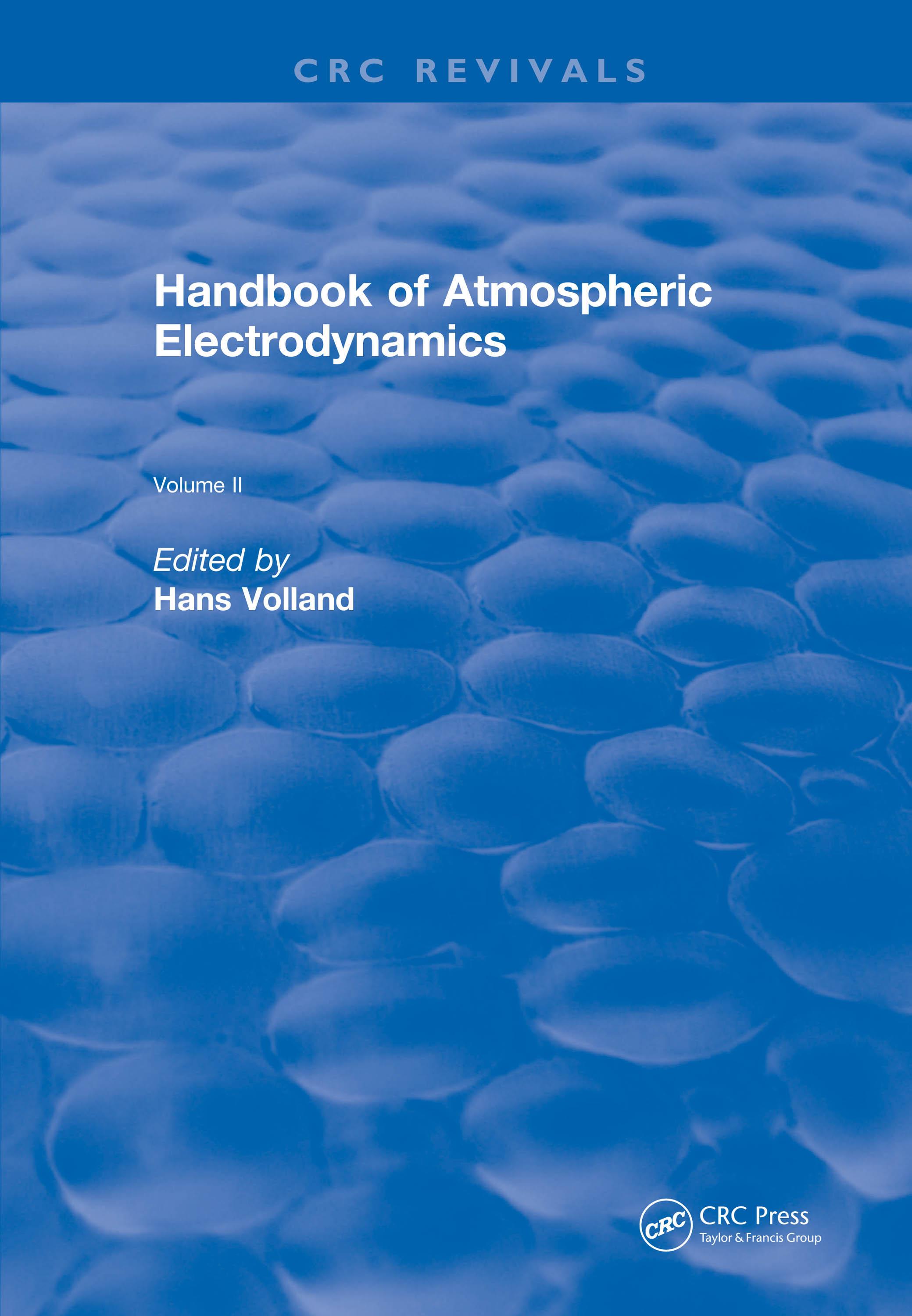 Handbook of Atmospheric Electrodynamics (1995)