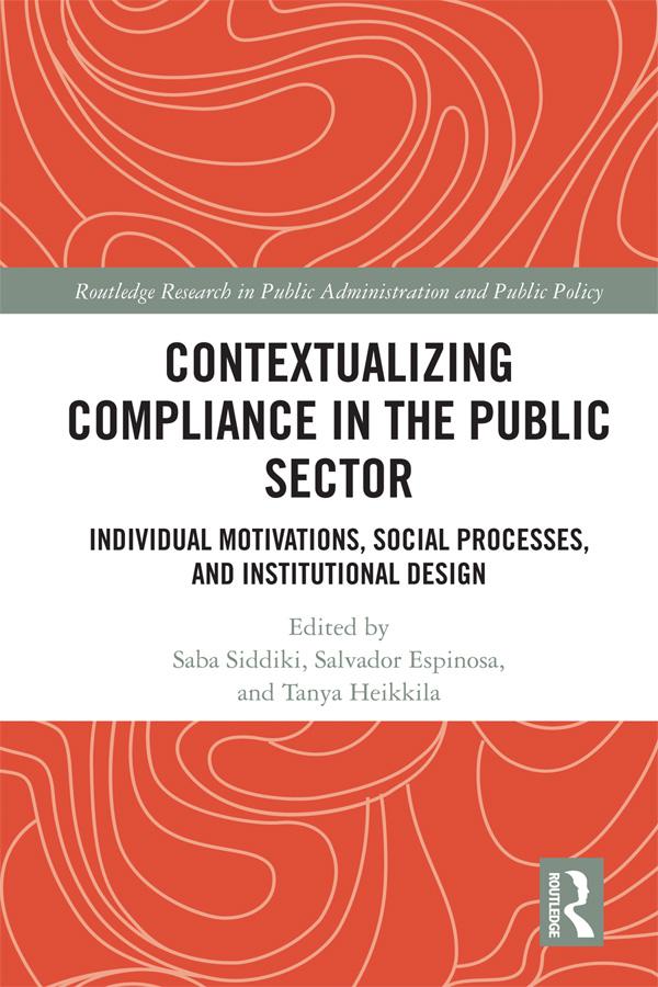 Contextualizing Compliance in the Public Sector