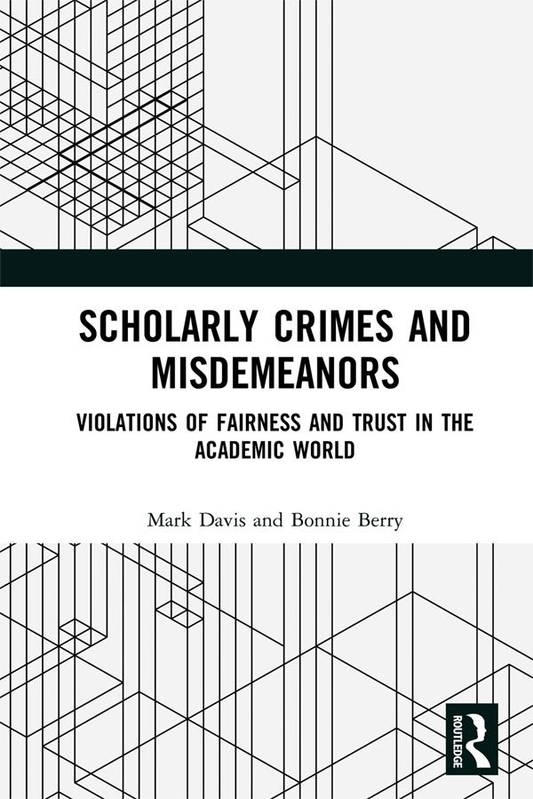 Scholarly Crimes and Misdemeanors by Bonnie Berry, Mark Davis