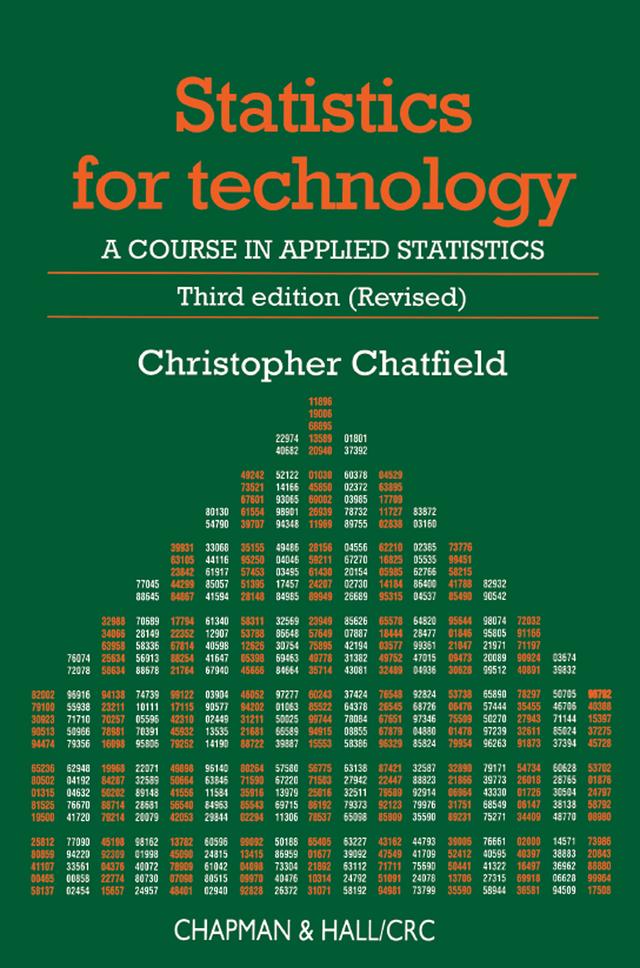 Statistics for Technology by Chris Chatfield