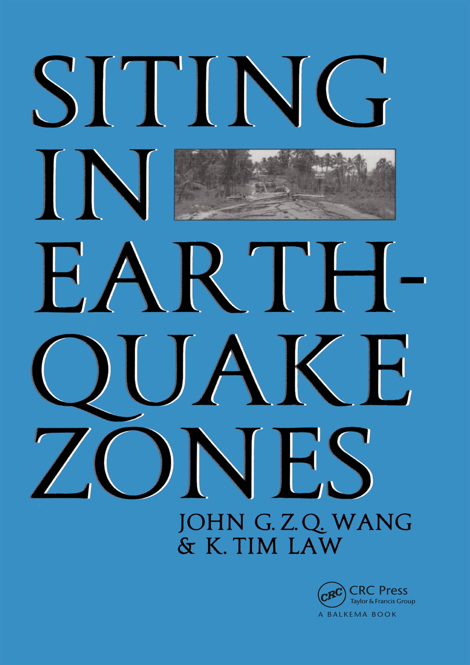 Siting in Earthquake Zones