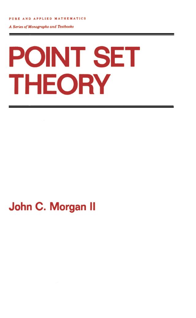 Point Set Theory by Morgan