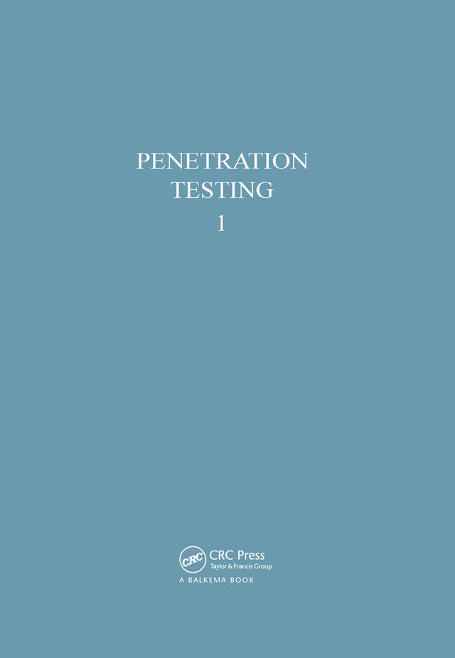Penetration Testing, volume 1 by A. Verruijt