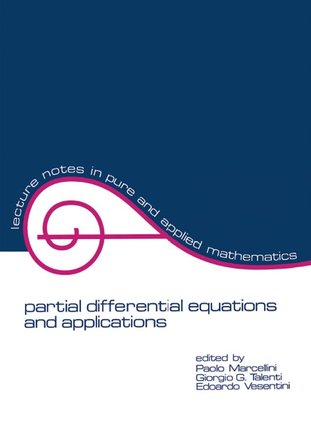 partial differential equations and applications by Giorgio Talenti