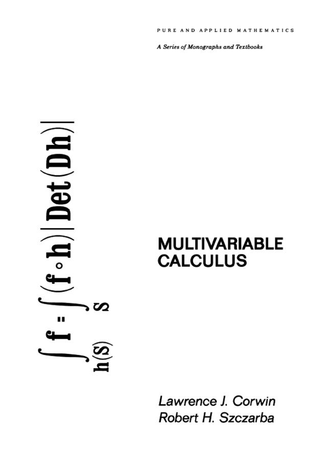 Multivariable Calculus by L. Corwin