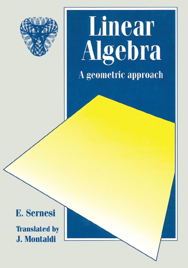Linear Algebra by E. Sernesi