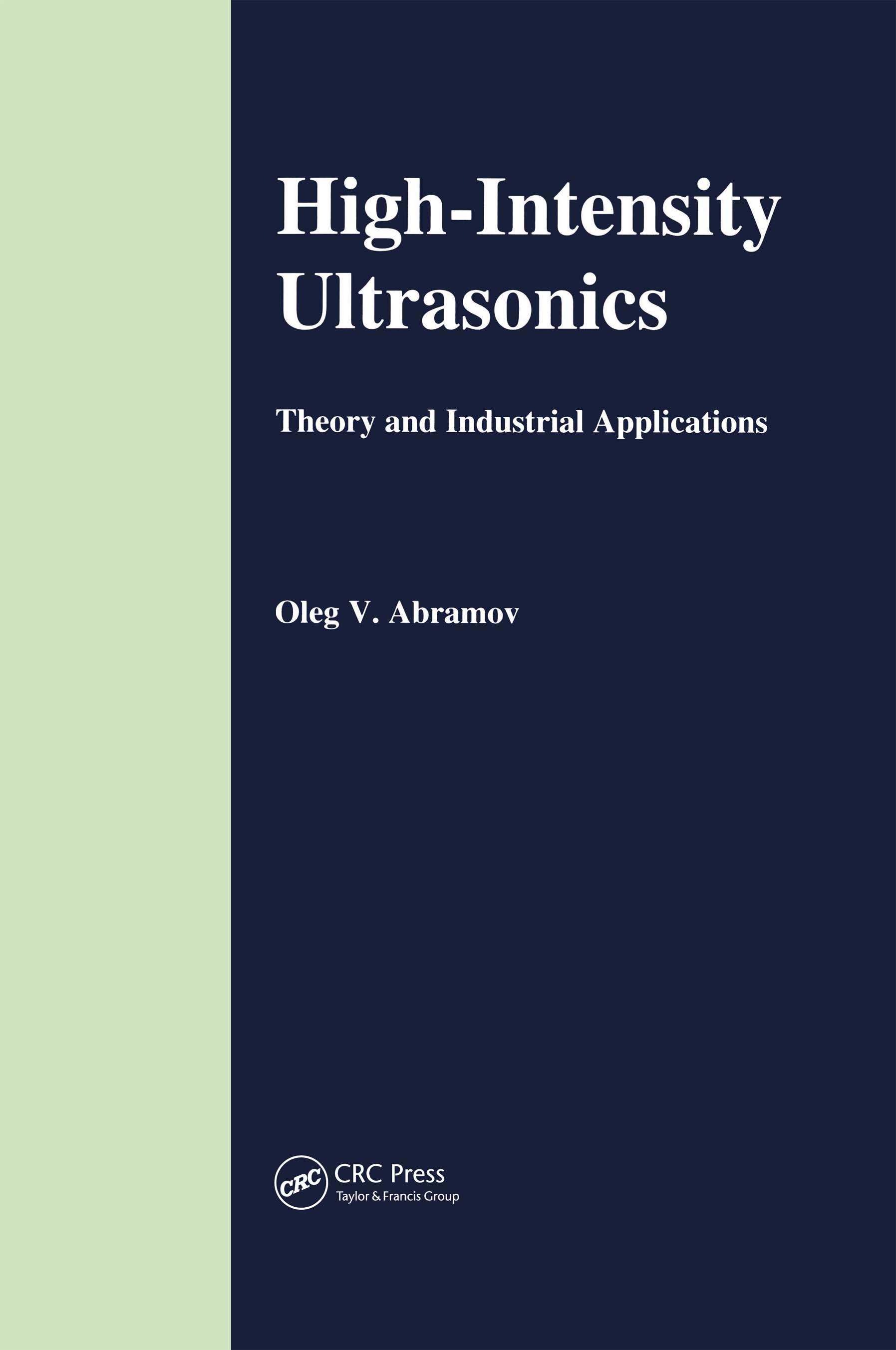 High-Intensity Ultrasonics