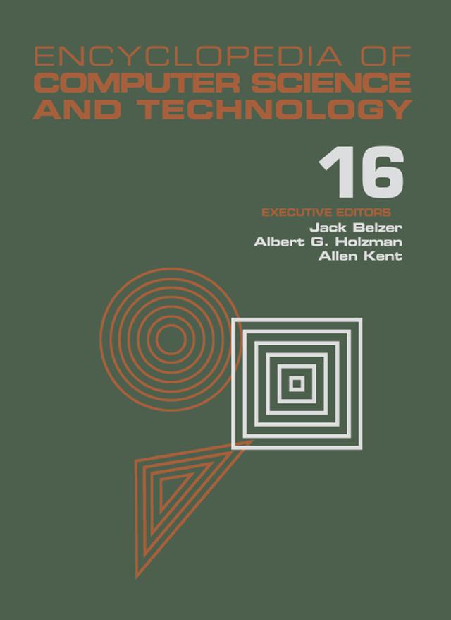 Encyclopedia of Computer Science and Technology by Jack Belzer