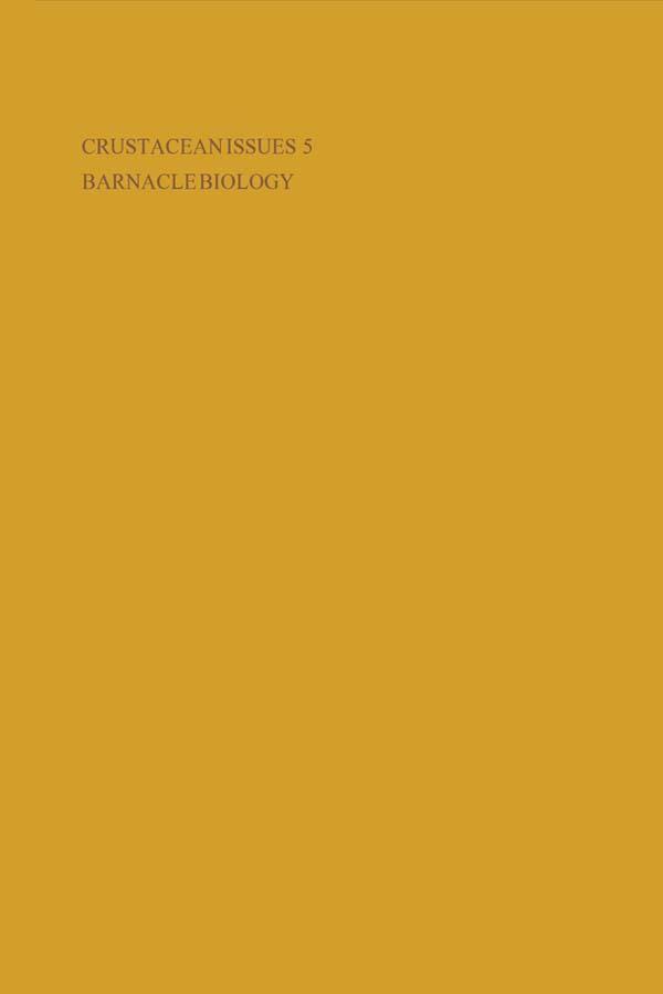 Barnacle Biology by Alan J. Southward