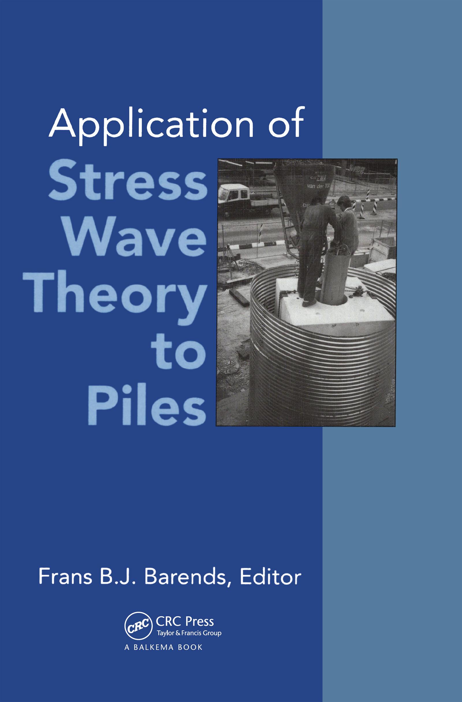 Application of Stress-wave Theory to Piles