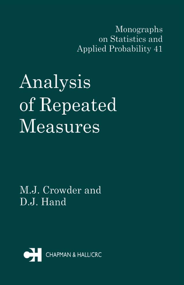 Analysis of Repeated Measures by David J. Hand, Martin J. Crowder