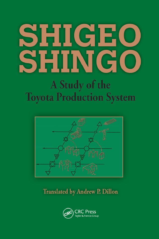A Study of the Toyota Production System by Andrew P. Dillon, Shigeo Shingo
