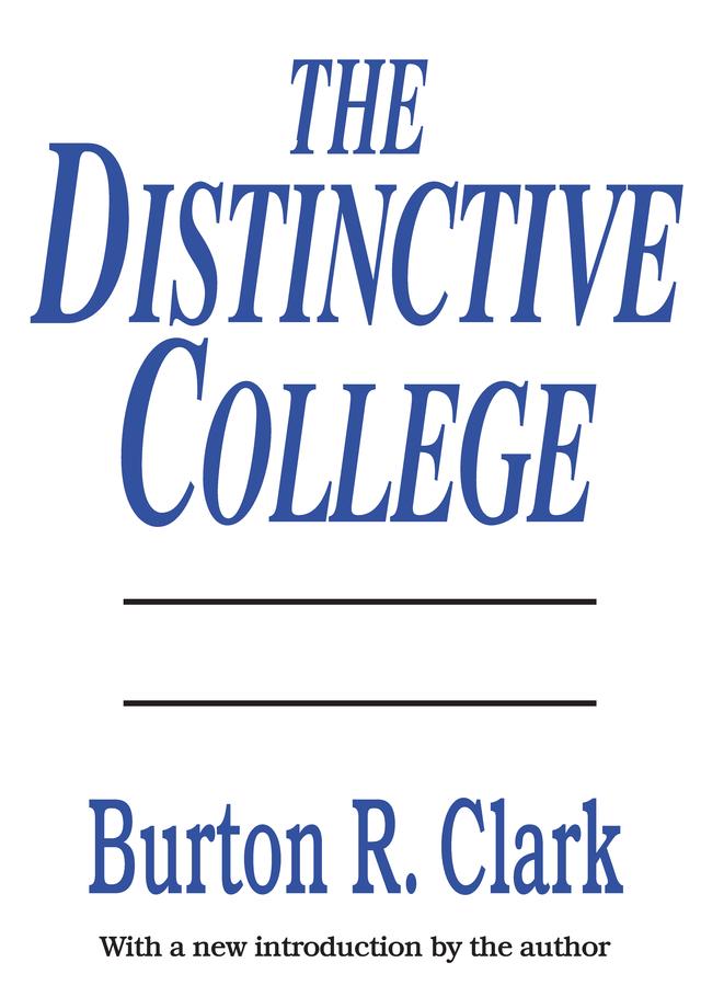 The Distinctive College by John A. Meacham