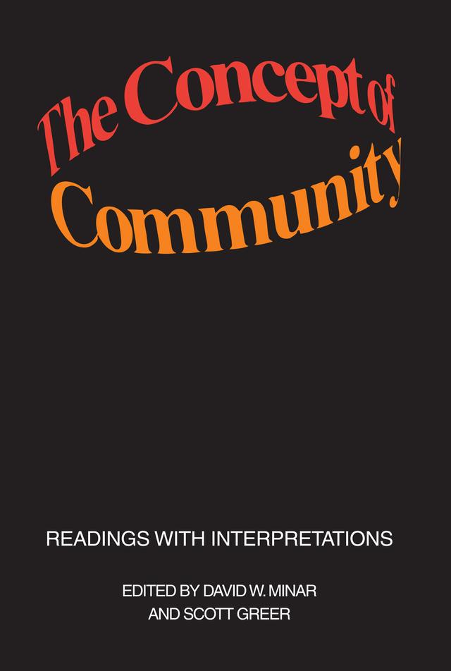 The Concept of Community by Scott Greer