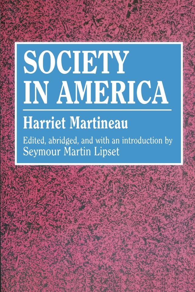 Society in America by Harriet Martineau