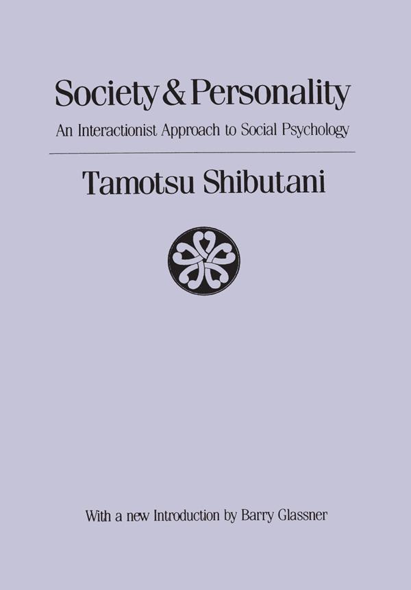 Society and Personality by Tamotsu Shibutani