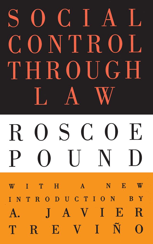 Social Control Through Law by Roscoe Pound
