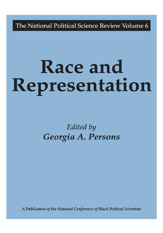 Race and Representation by Georgia A. Persons