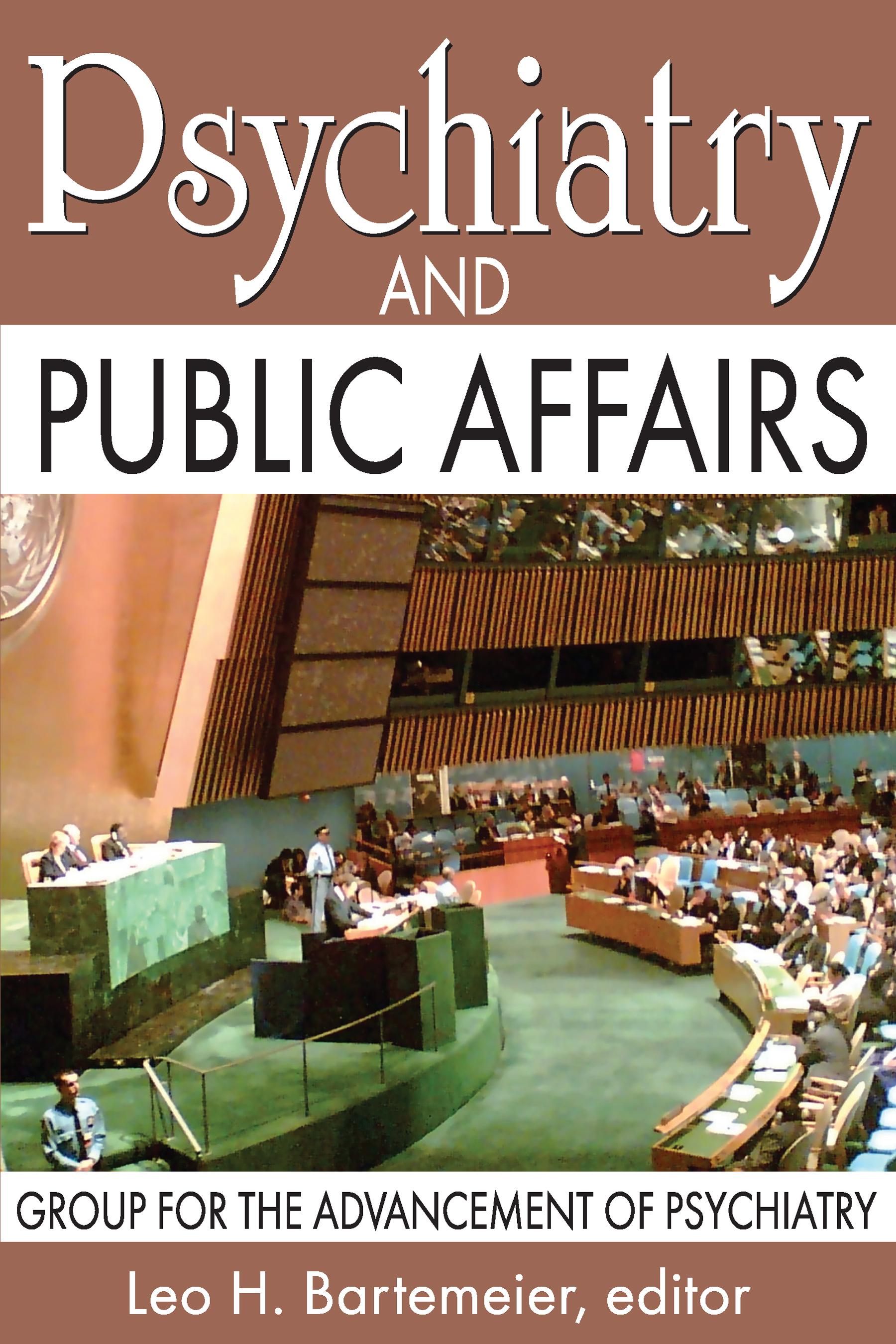Psychiatry and Public Affairs