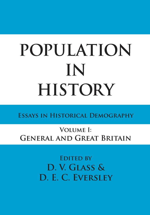 Population in History by D.E.C. Eversley