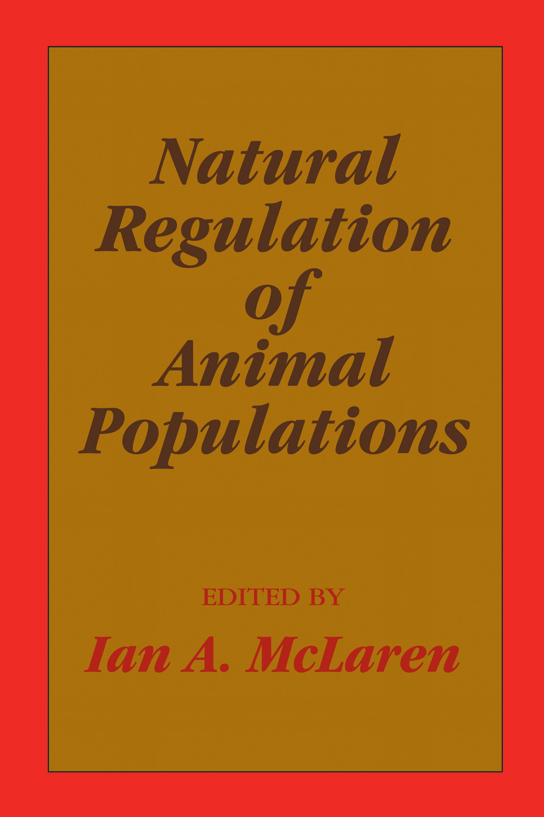 Natural Regulation of Animal Populations