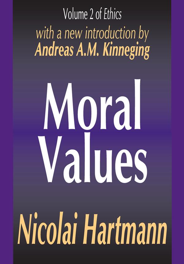 Moral Values by Nicolai Hartmann