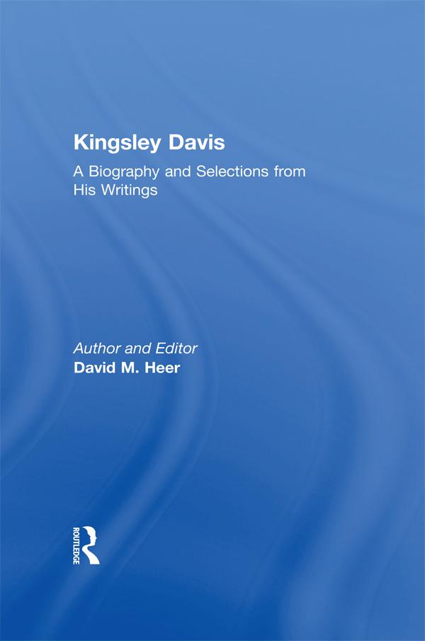 Kingsley Davis by David M. Heer
