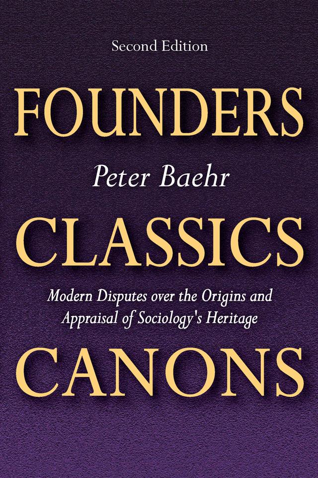 Founders, Classics, Canons by Peter Baehr