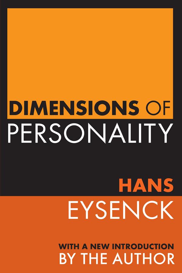 Dimensions of Personality by Hans Eysenck