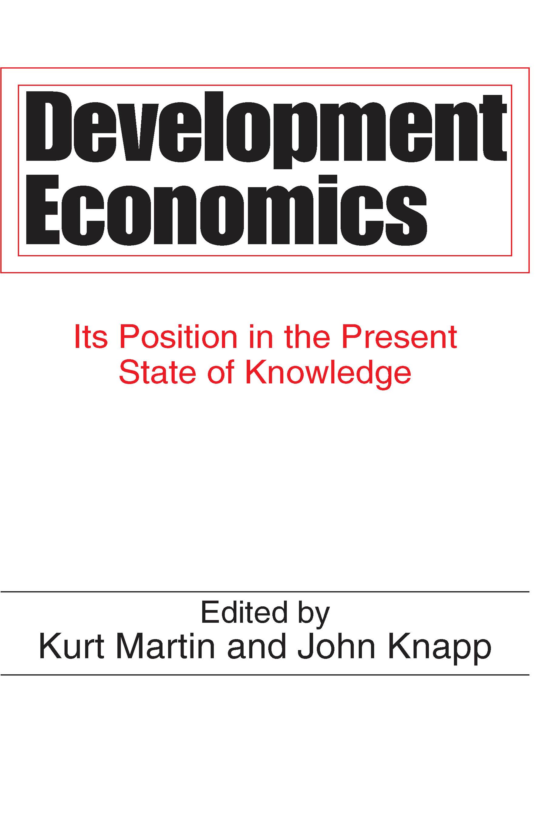 Development Economics