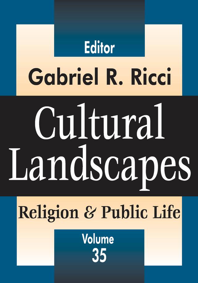 Cultural Landscapes by Gabriel R. Ricci