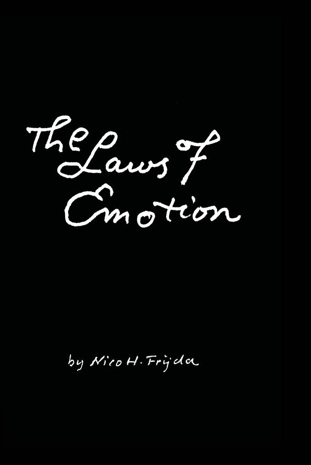 The Laws of Emotion by Nico H. Frijda